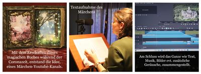 Am 6. Janur 2023 war das 1. Märchen auf meinem Youtube-Kanal zu hören. Die Idee, entstand jedoch in der Coronazeit.